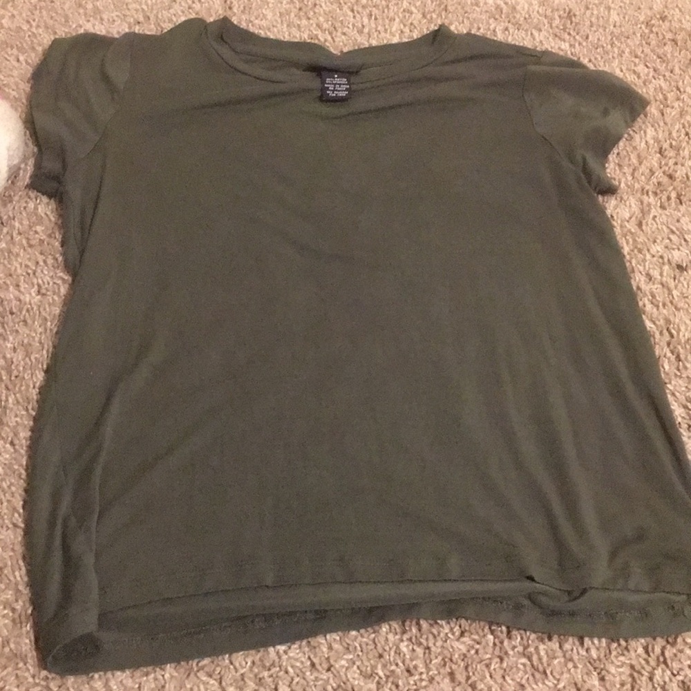 Green shirt